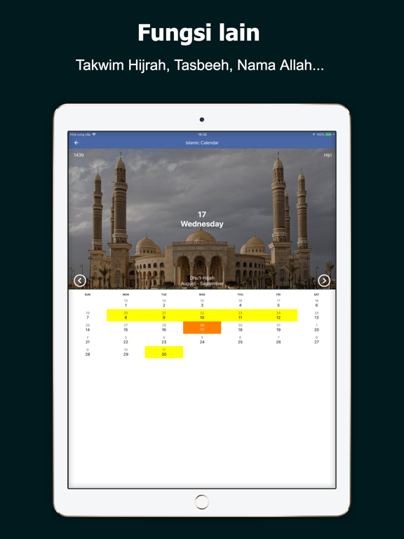 Waktu Solat dan Azan iPad screenshot 5 - Lifestyle app