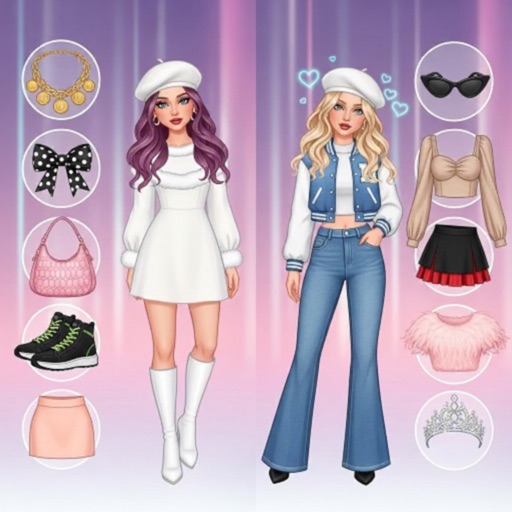 Pretty Fashion Model Dress Up