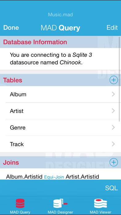 MAD Designer app screenshot