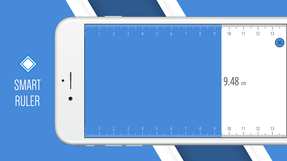 #1. Ruler - Handy Tape Measure (iOS) 由: Bhavinkumar Satashiya