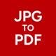 JPG to PDF - PDF Convertor app icon - Productivity app for iPhone