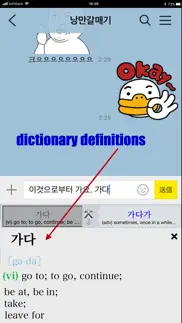 hangeul - dictionary keyboard iphone screenshot 2