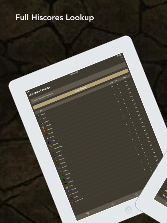 Tools for Old School Runescape iPad screenshot