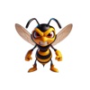 Angry Wasp Stickers App Icon