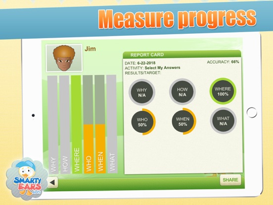 WhQuestions iPad screenshot 6 - Education app
