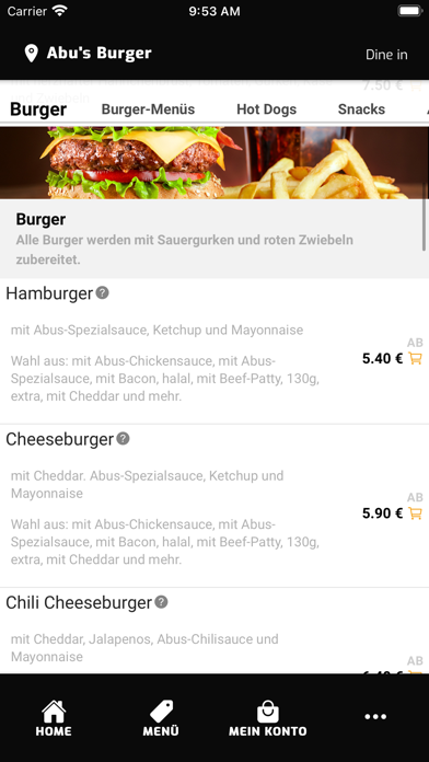Abu's Burger Screenshot 3 - AppWisp.com Abu's Burger Screenshot 3 - AppWisp.com