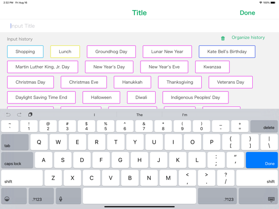 Eenvoudige Agenda - SimpleCal iPad app afbeelding 3