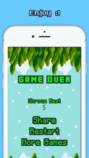 Screenshot von Portal Mushrooms 2026 Game auf dem iPhone 5