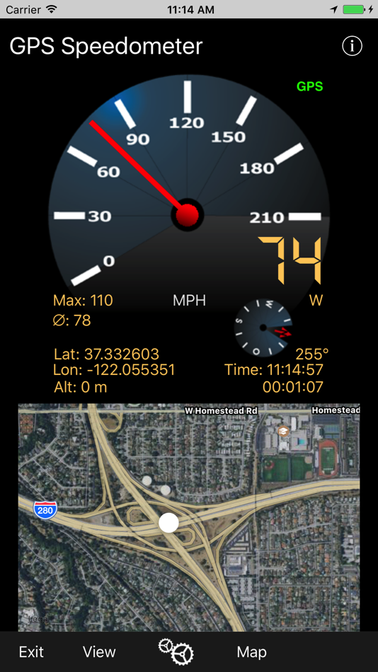 #1. GPS-Speedometer (iOS) 由: Kai Bruchmann