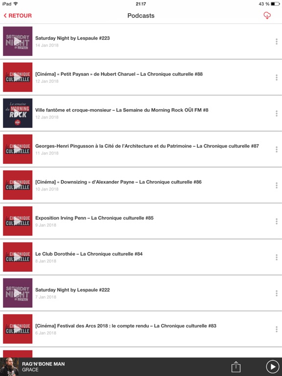 Screenshot #6 pour OUI FM La Radio du Rock.