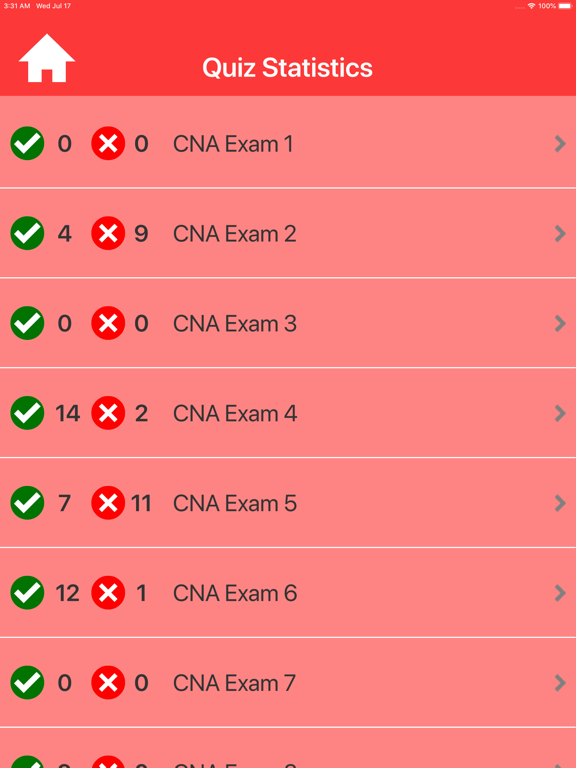 CNA Practice Questions iPad screenshot