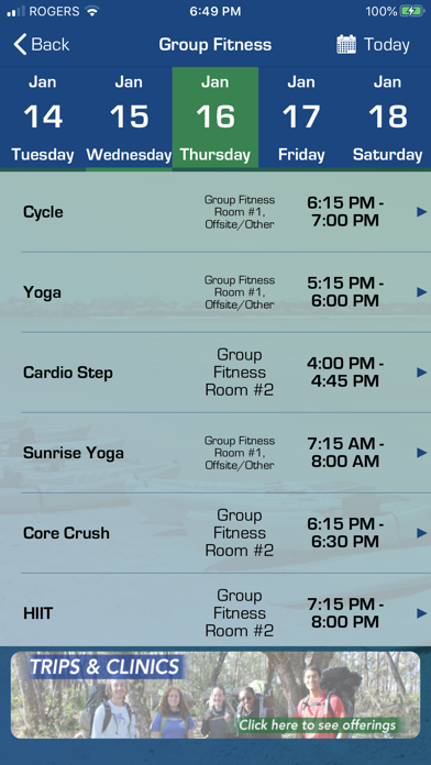 FGCU Recreation & Wellness Screenshot