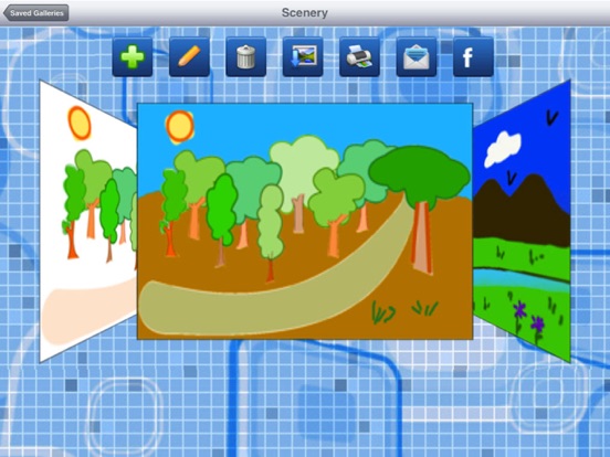 Paint Gallery iPad screenshot 3 - Productivity app