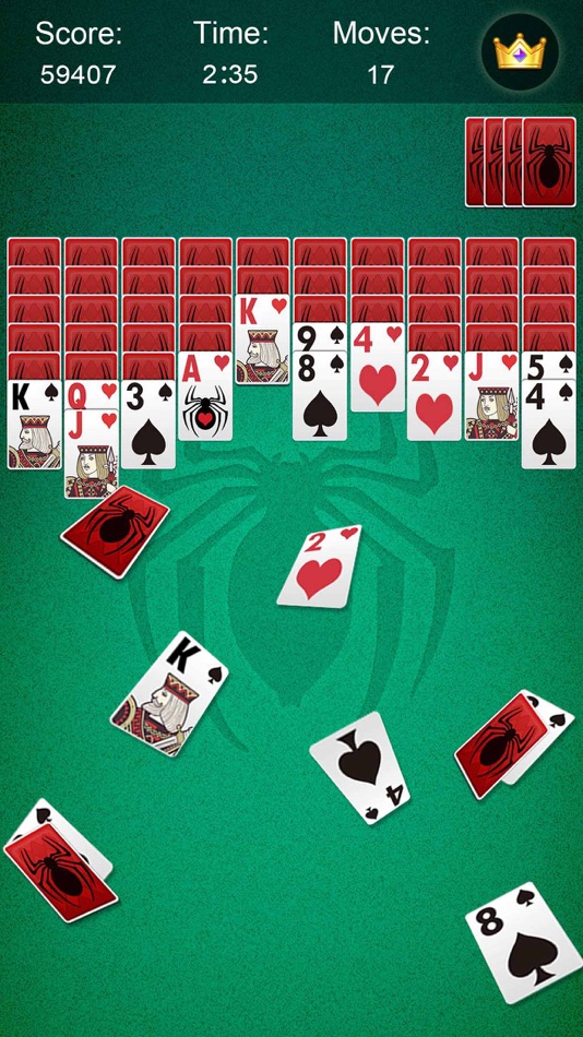 #1. Spider Solitaire・ (iOS) 由: 乐 刘