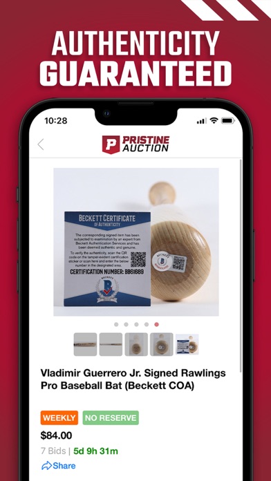 Pristine Auction Screenshot