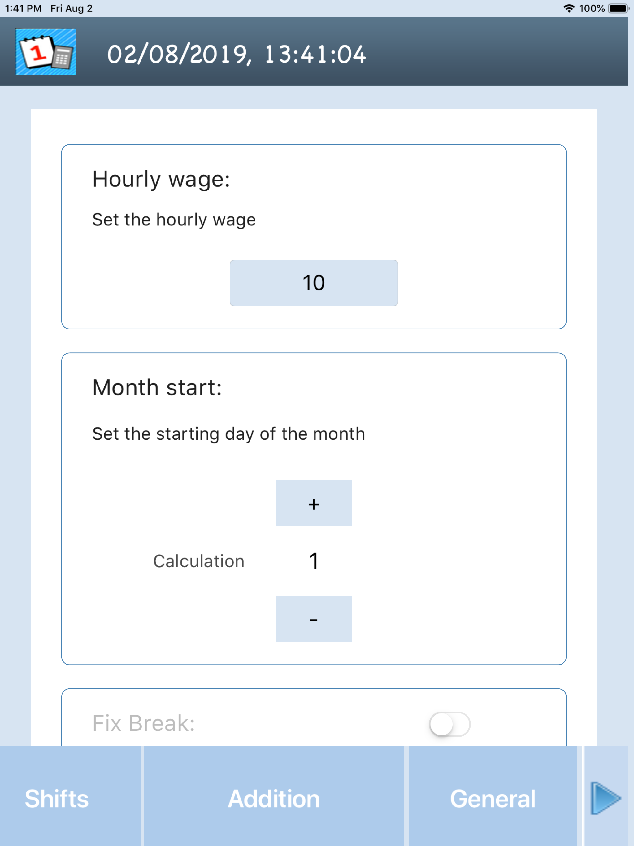 My Wage