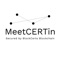 MeetCERTin is the first blockchain-encrypted video conferencing suite on the planet, powered by AI