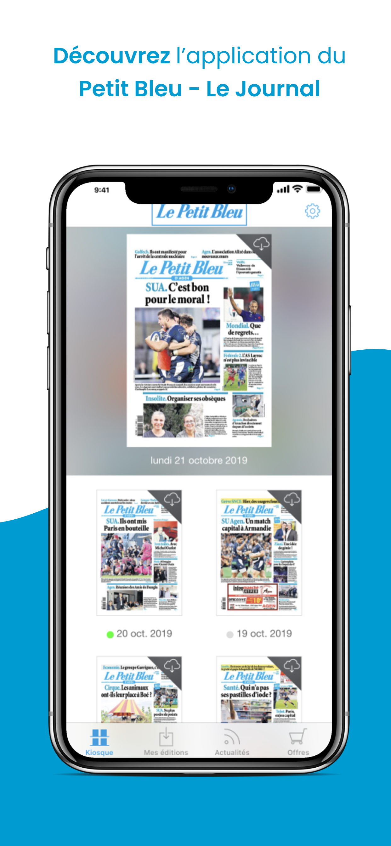 Journal Le Petit Bleu d'Agen