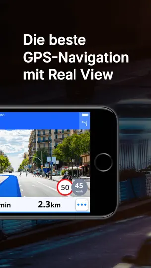 Screenshot von Sygic GPS-Navigation & Karten auf dem iPhone 6