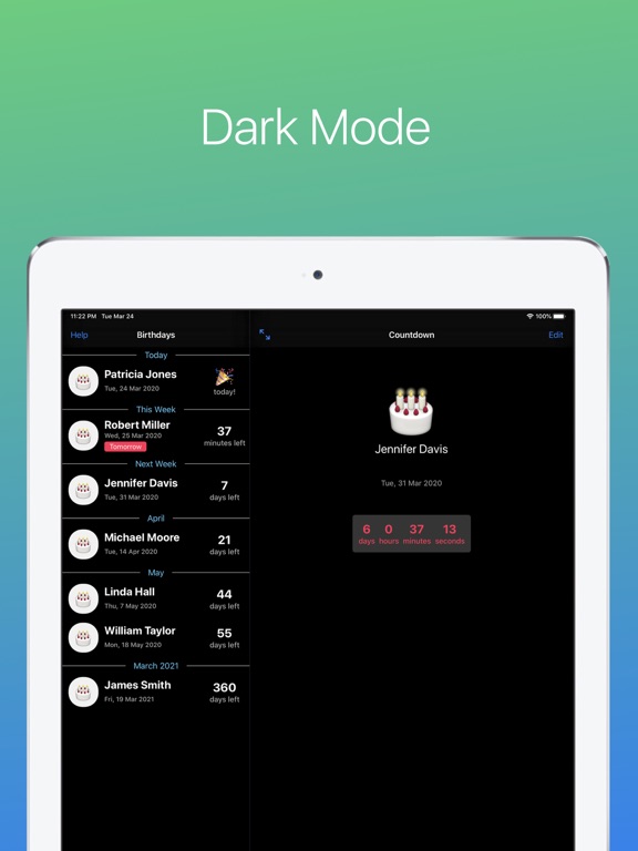 Screenshot #6 pour Anniversaire App
