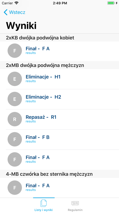 Screenshot #2 pour EOS Rowing PL