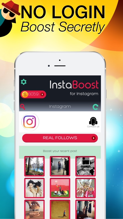 Get custom comments for Instagram by Instaboost by WickeyWare, LLC