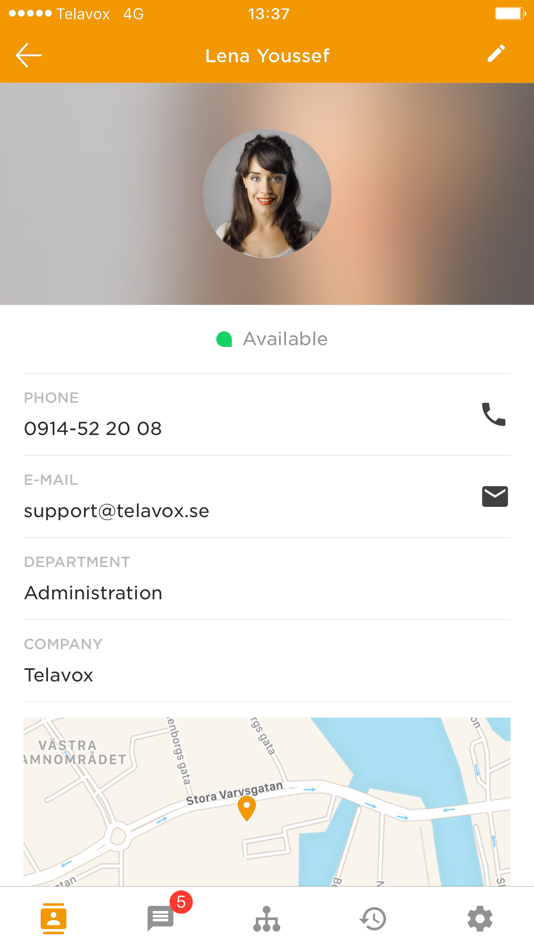 #5. Telekompaniet (iOS) 由: Telavox AB