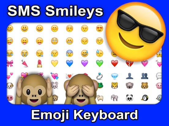 SMS Smileys - Emoji Smile Pics iPad app afbeelding 1