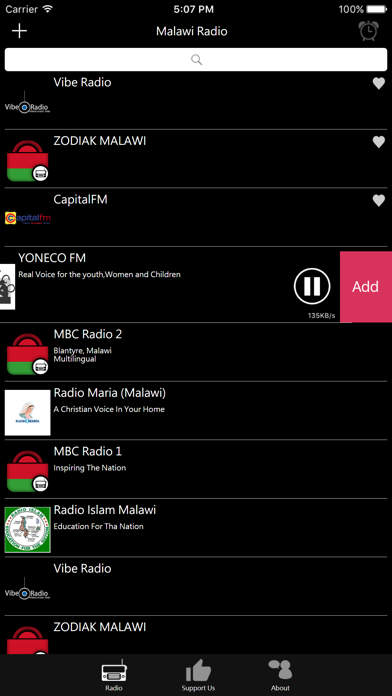 Malawi Radio iPhone screenshot 4 - Entertainment app