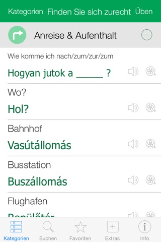 Hungarian Pretati - Translate, Learn and Speak Hungarian with Video Phrasebook screenshot 2
