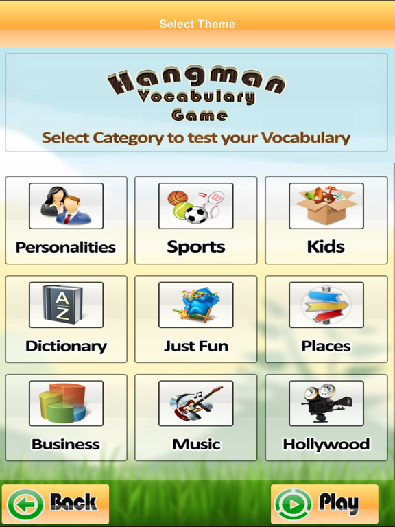 Screenshot #4 pour Hangman Vocabulary Game