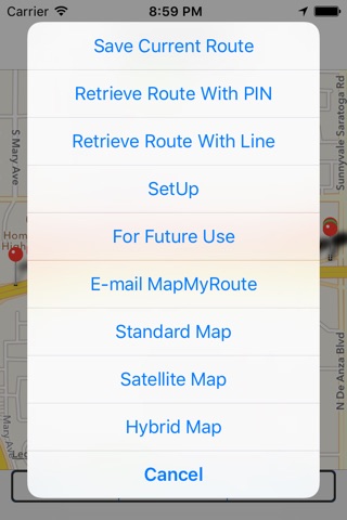 MapMyRoute screenshot 3