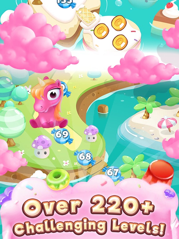 Screenshot #3 for Sweet Jelly Paradise: Match & Serve