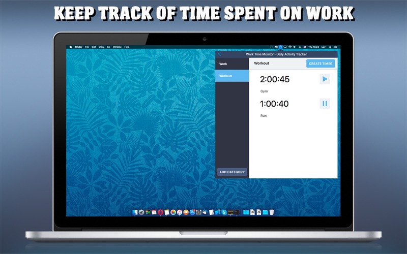 Work Time Monitor - Daily Activity Tracker thumbnail 1