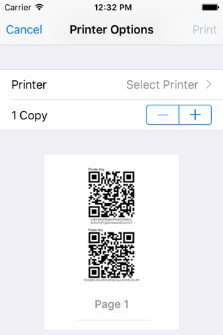 Foldy Paper Wallet screenshot 3