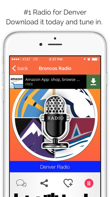 Denver GameDay Radio for Live Colorado Sports, News, and Music – Broncos and Nuggets Edition screenshot-3