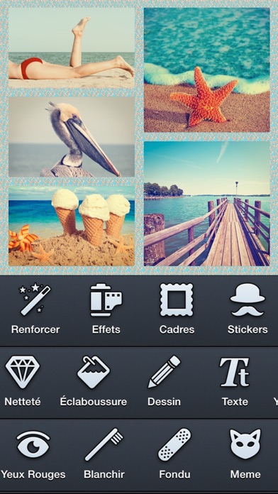Screenshot #2 pour Rétro collage éditeur de cadre photo