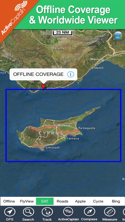 Cyprus offline charts GPS maps Navigator screenshot-4
