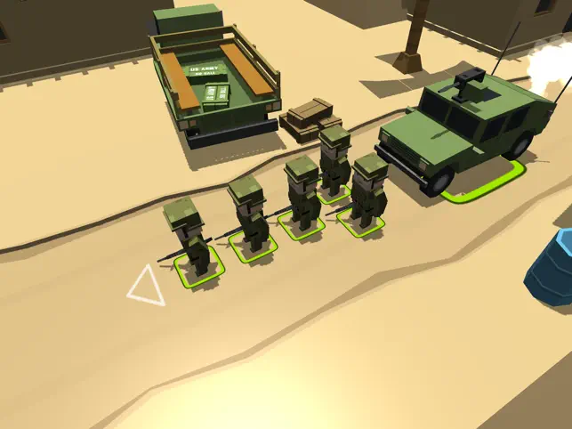 Blocky Army - Moving Tower Defense, game for IOS