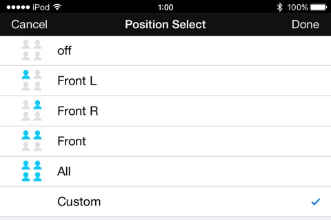 Advanced car audio setting screenshot 4