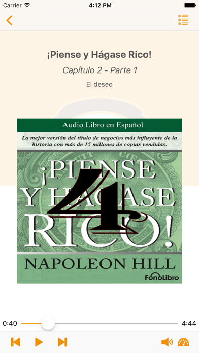 Piense y Hágase Rico - Napoleon Hill Screenshot