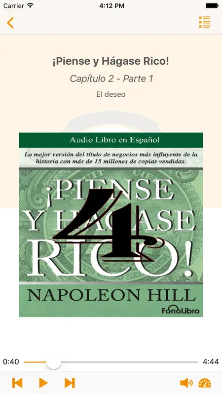 Piense y Hágase Rico - Napoleon Hill screenshot 2 of 3