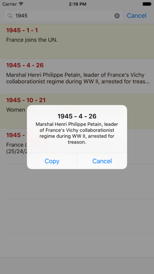 Timeline of France history expert offline(圖2)-速報App