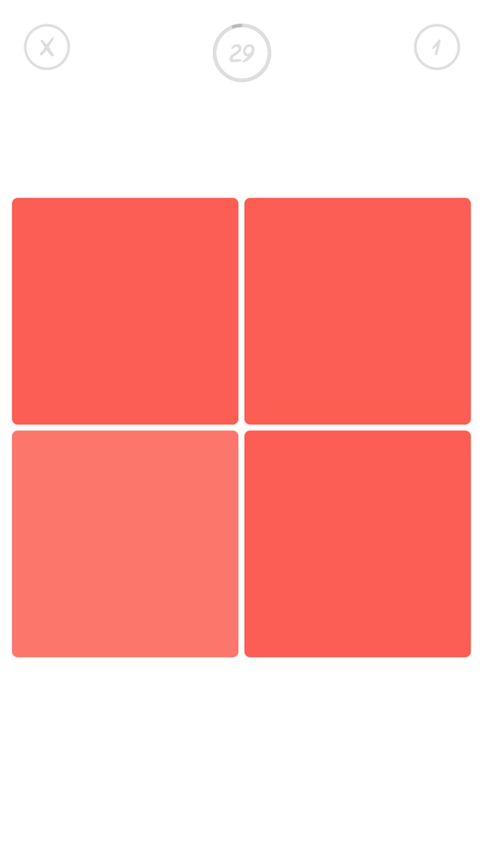#2. QOLOR - Find the different color game (iOS) Podle: Ozberk Ozturk