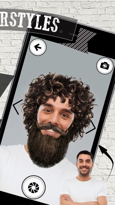 Screenshot #2 pour Coiffures Éditeur Photo Cheveux, Barbe & Moustache