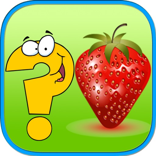 Cute fruit iq matching games for toddler