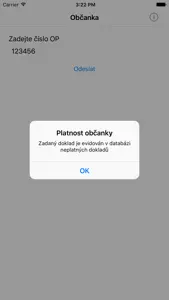 Občanka screenshot #2 for iPhone