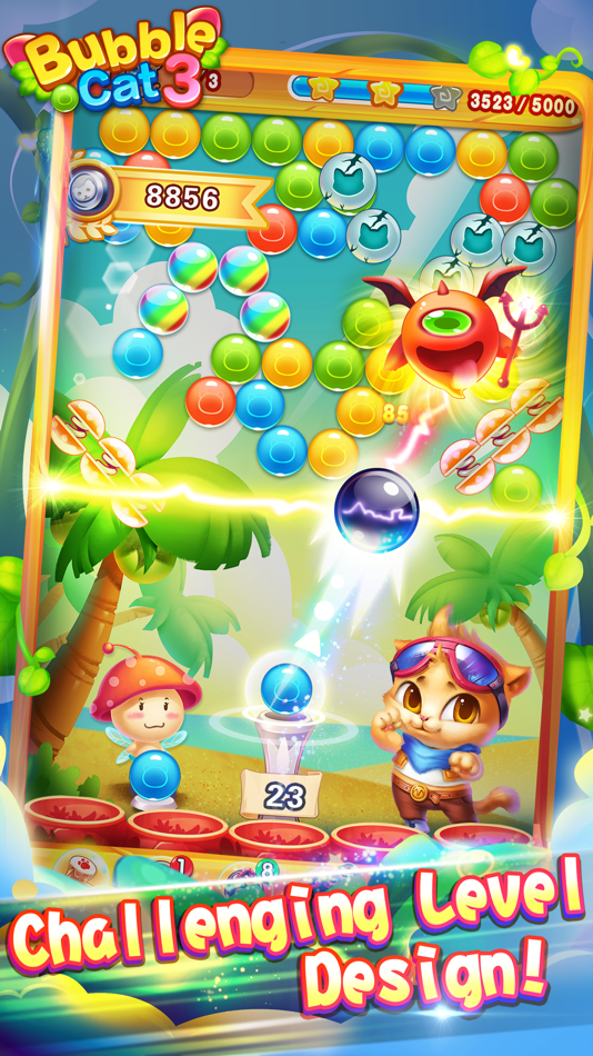 #3. Bubble Cat 3 (iOS) 由: Shenzhen Runqian Technology Limited