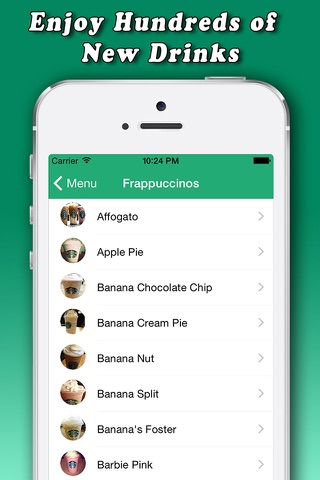 Secret Menu for Starbucks Free screenshot 2