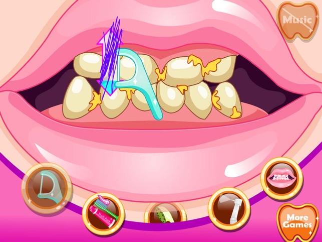 Beautiful Girl Dentist, game for IOS